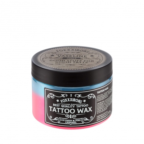 Воск для ухода за татуировкой Foxxx Wax Professional Ice Fresh &amp; Pink Caramel 300 г