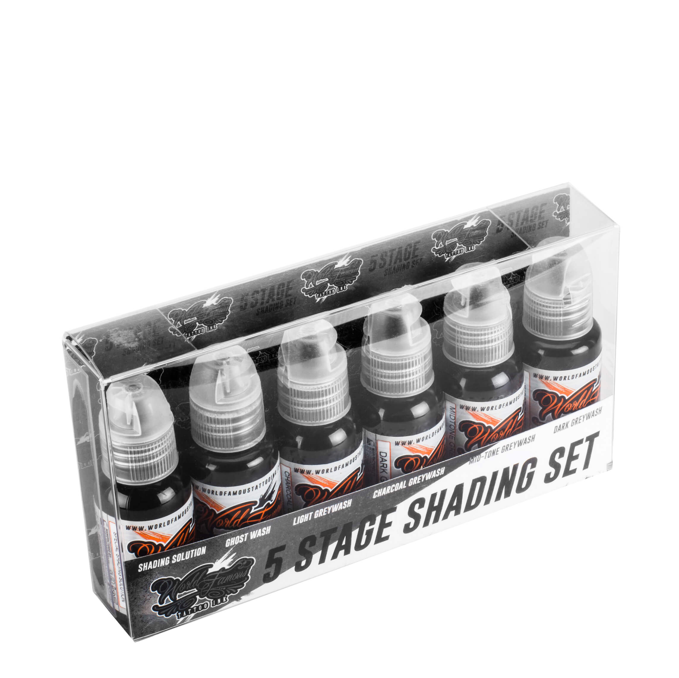 Краска для тату World Famous 5 Stage Shading Set 1 Oz – Tattoo Mall