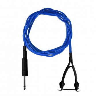 Blue Silicone Clip Cord