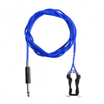 Blue Silicone Flexible Clip Cord