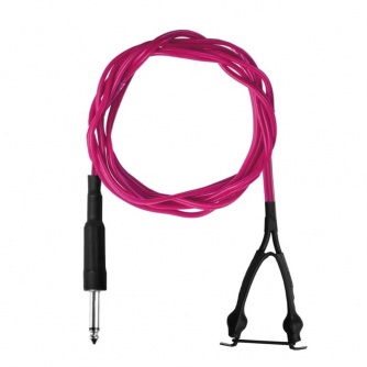Pink Silicone Clip Cord