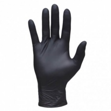 Перчатки Перчатки нитровиниловые Benovy черные XL