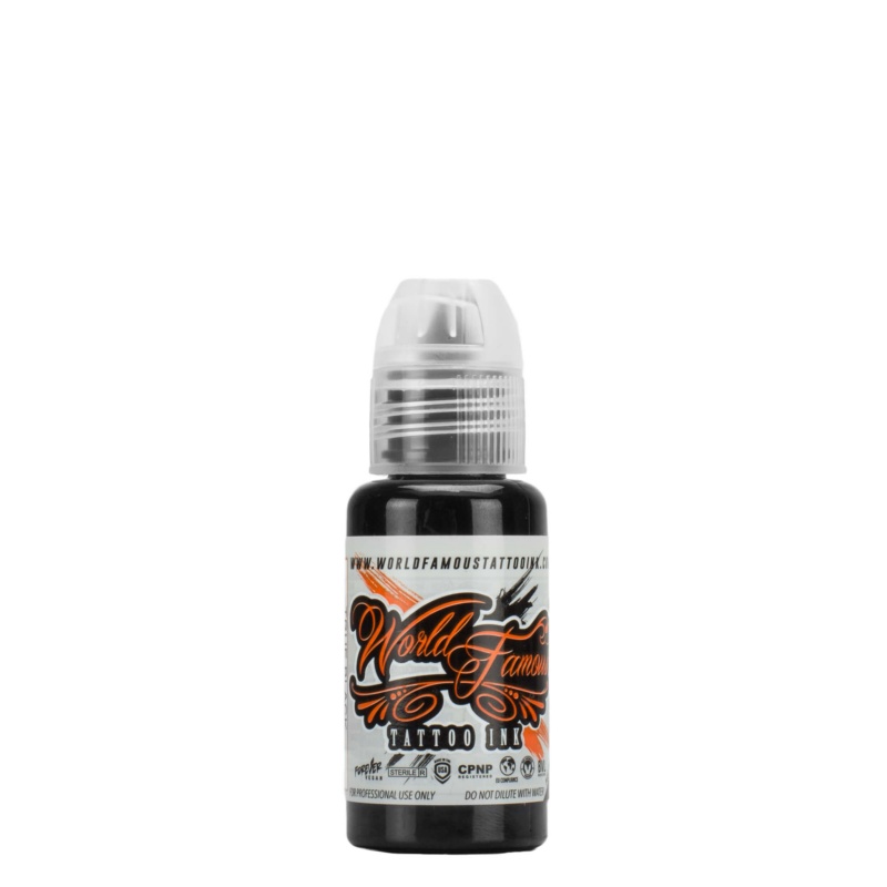 Краска World famous Tattoo Ink true Black